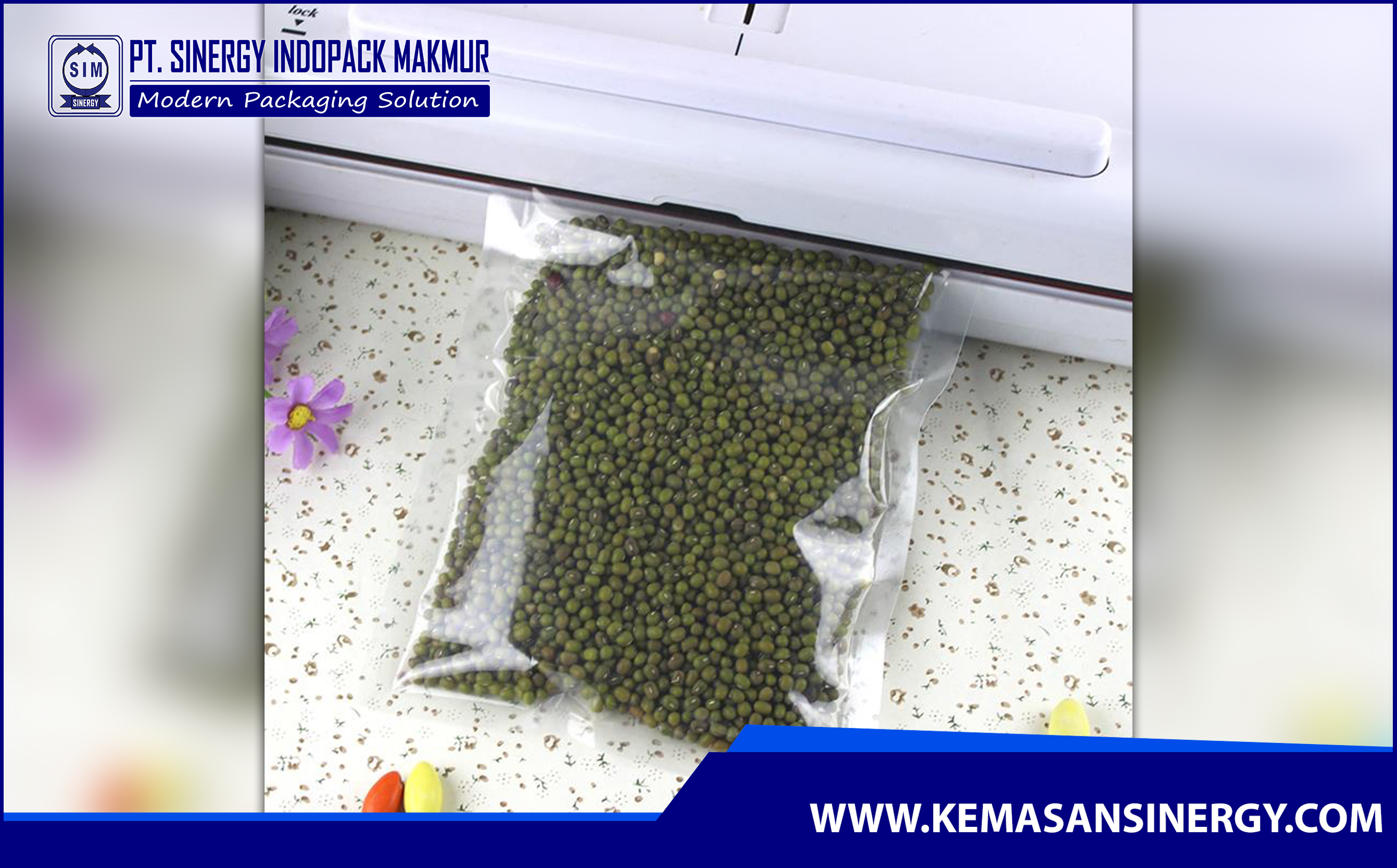 Kemasan Plastik Vakum (Vacuum Bag - Three Side Seal)